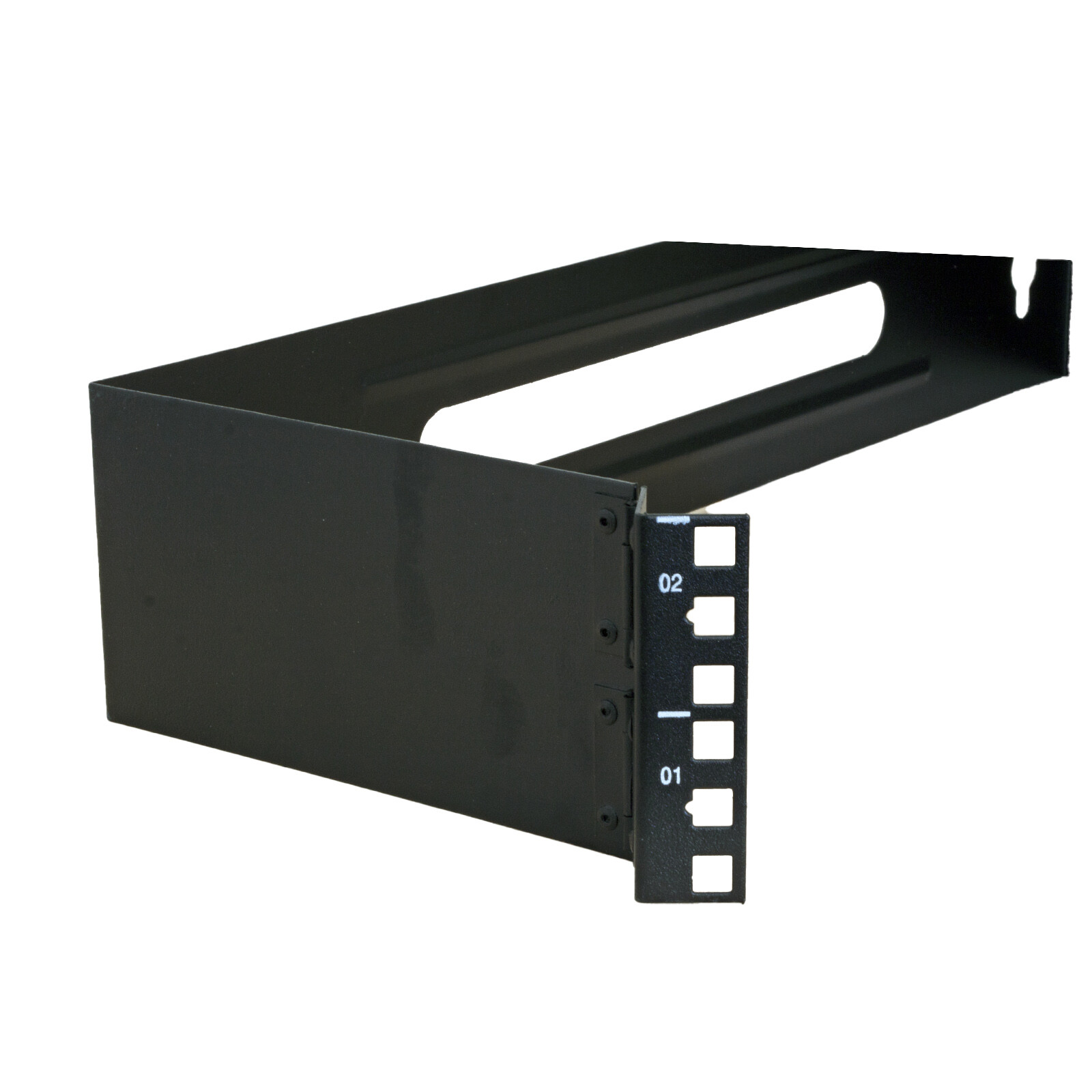 2U 2RU Hinged Patch Panel Wall Mount *USA Seller* Includes square nut, screws