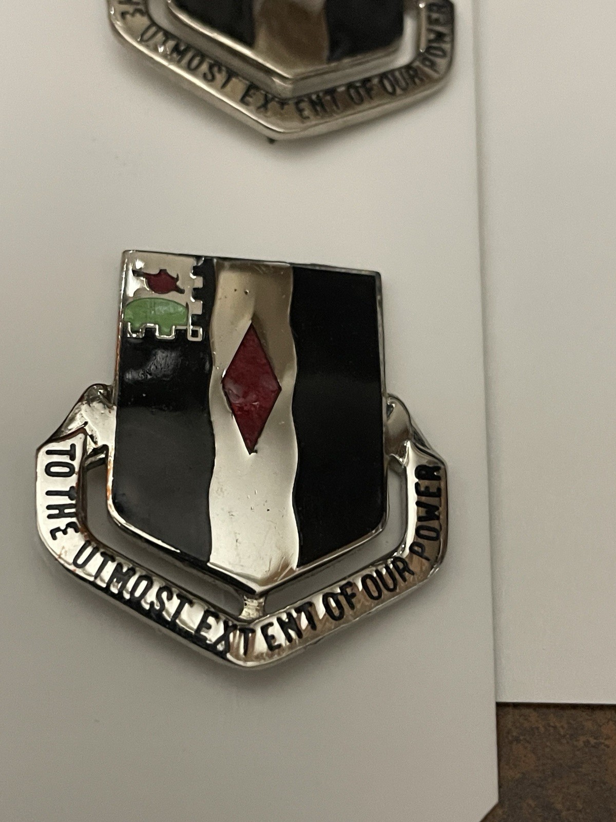 60th Infantry Regiment DUI Crest - PAIR