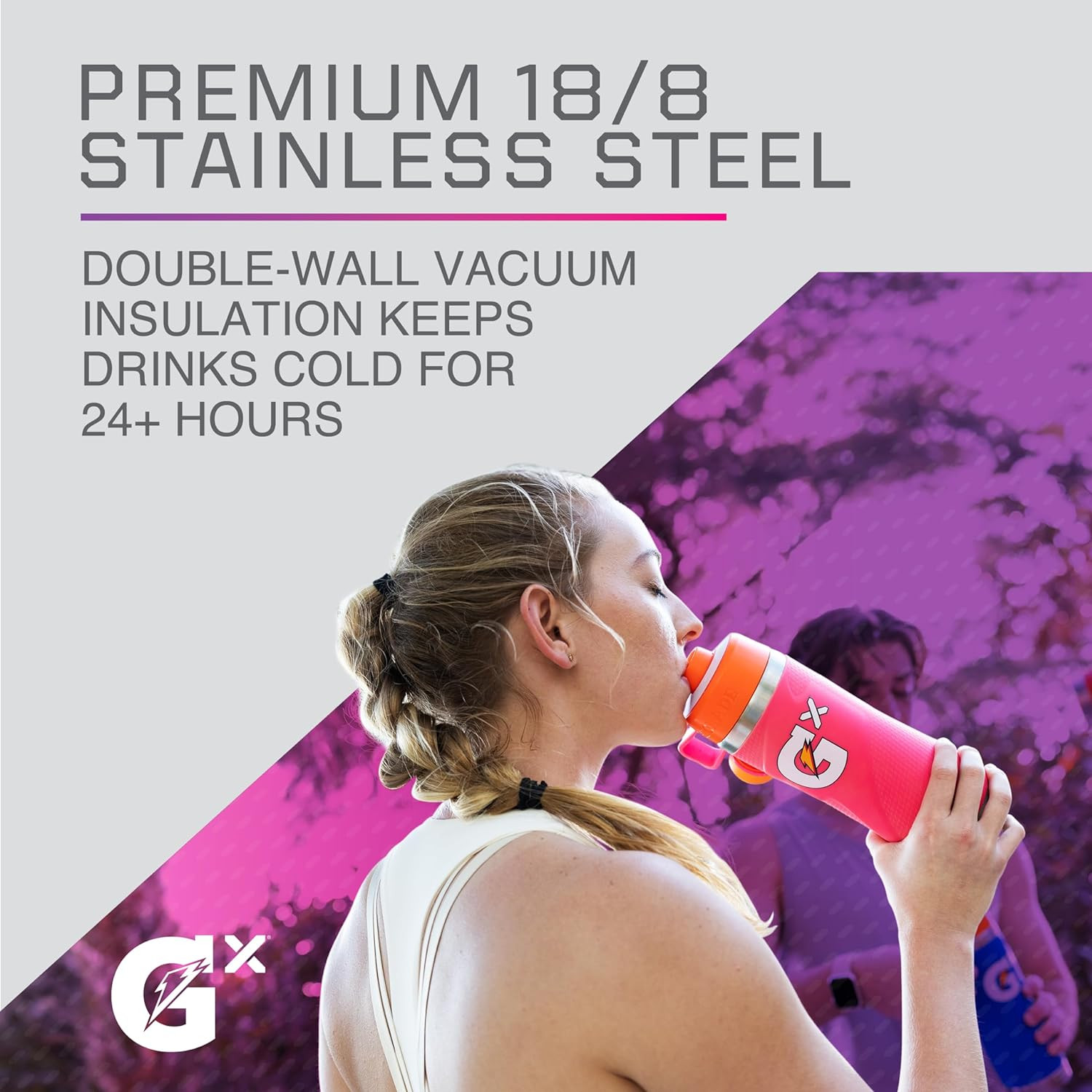Gx Stainless Steel Bottle, 32Oz