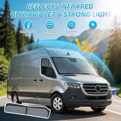Front Windshield Cover for MB Sprinter NCV3 Sprinter NCV3/VS30 Van 2007-2026