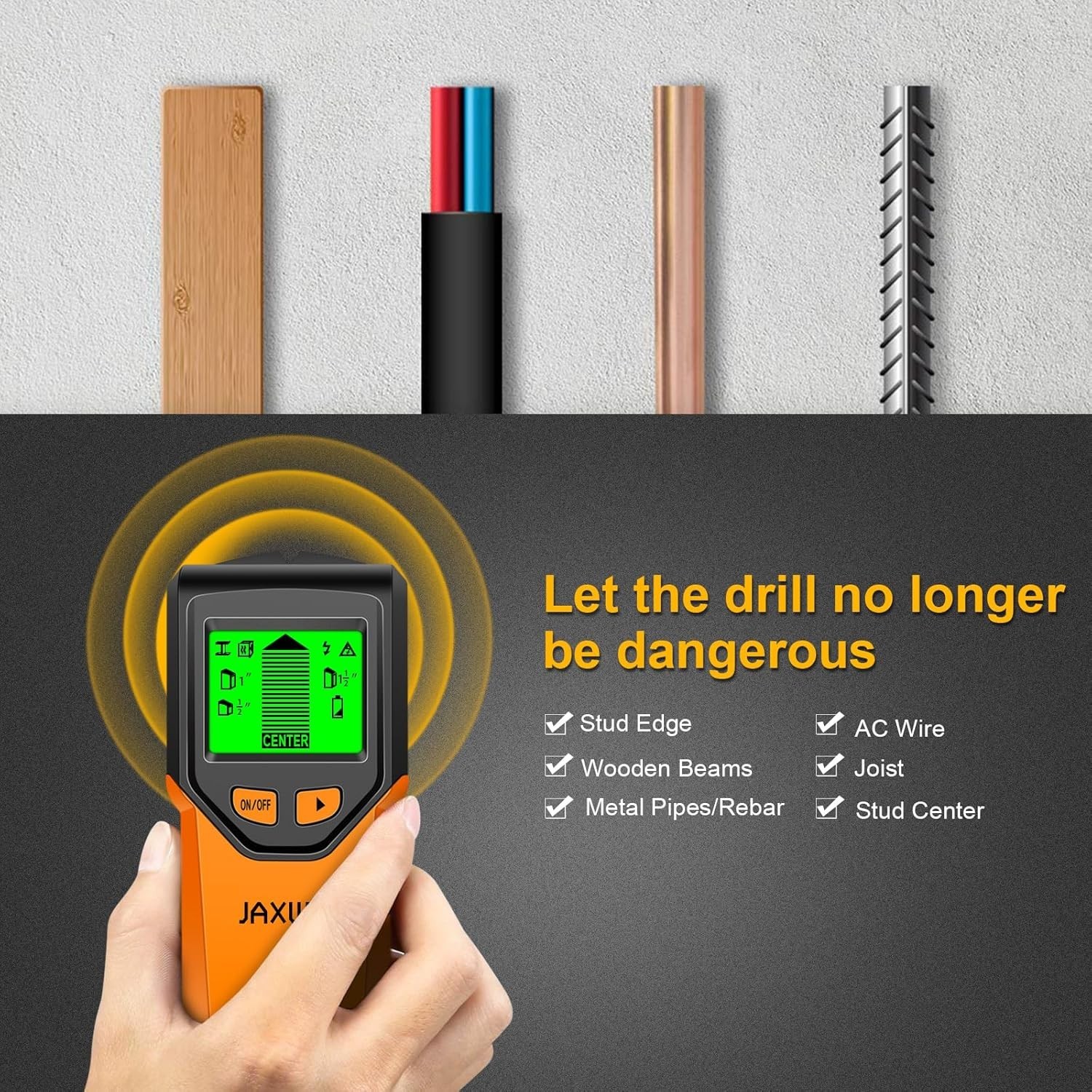 Practical Wall Scanner for Professionals and DIY Enthusiasts with Smart Features