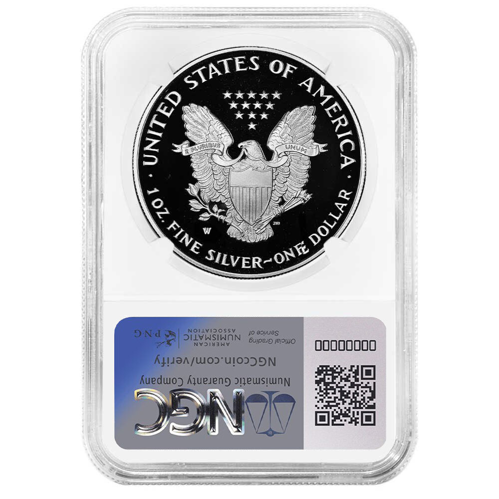 2012-W Proof $1 American Silver Eagle NGC PF69UC Brown Label