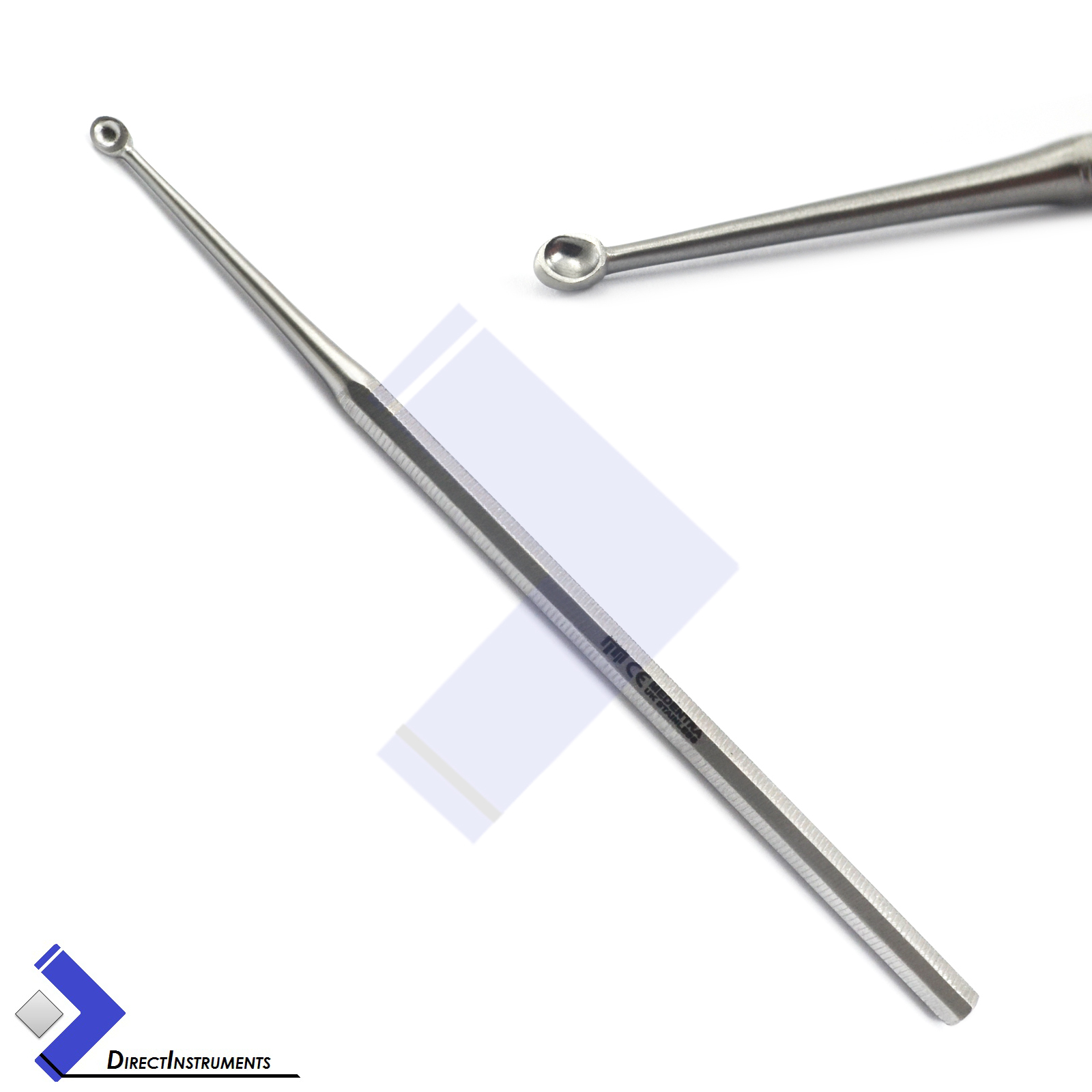 4mm Verruca Curette Nail Elevator Podiatry Surgical Instruments Ear Cleaner New