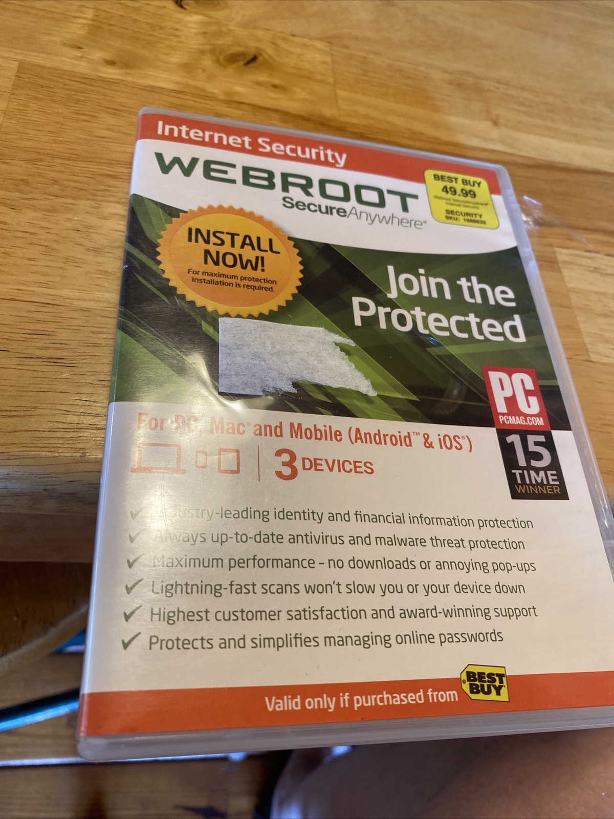 Webroot Secure Anywhere PC Software Has Code