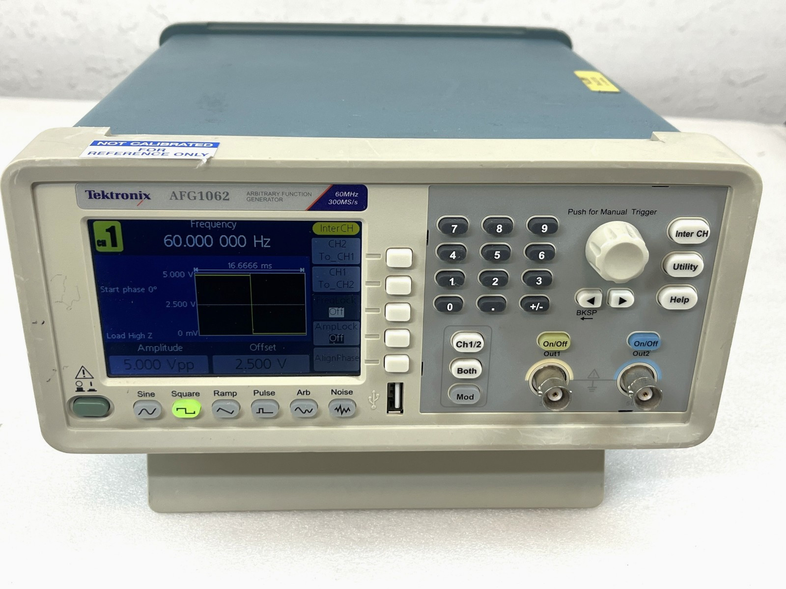 Tektronix AFG1062 Arbitrary Function Generator 60MHz 300MS/s 2-CH