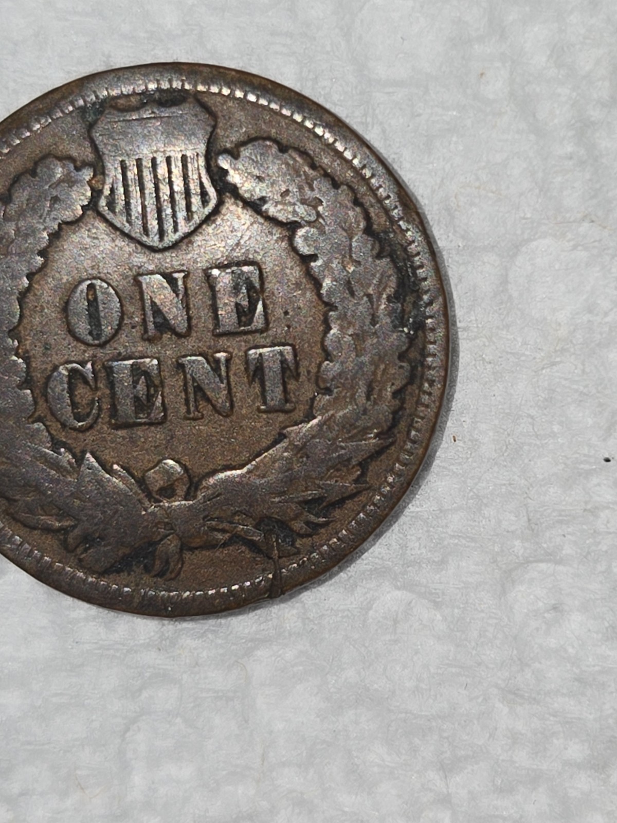 1903 P - Does NOT Sit Flat - Indian Head Penny Cent Ungraded