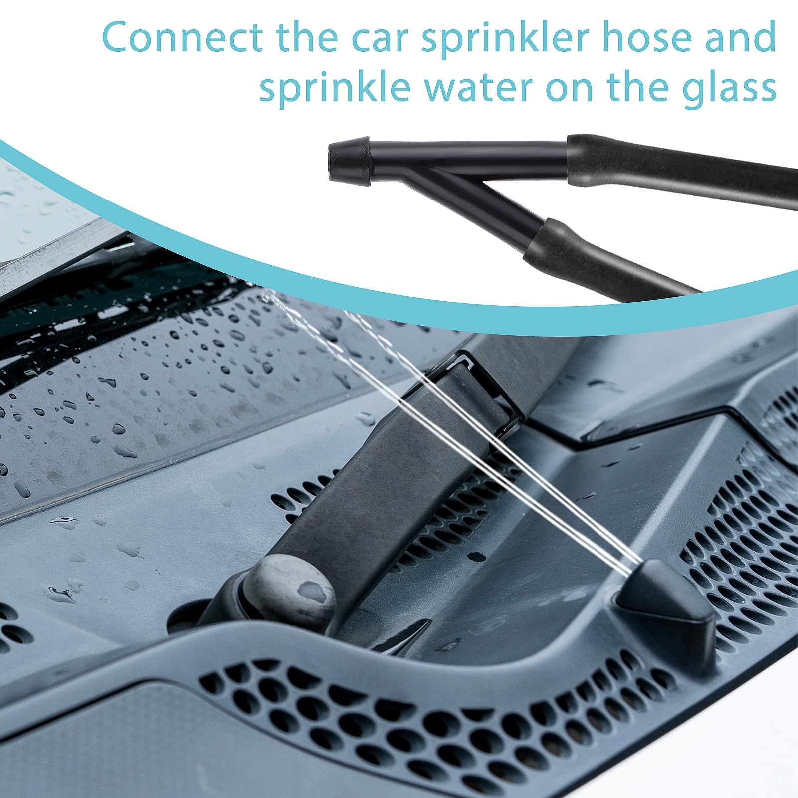 TIESOME Windshield Wipers Hose Connector,Pipe Adapter Car Windshield Washer | 30