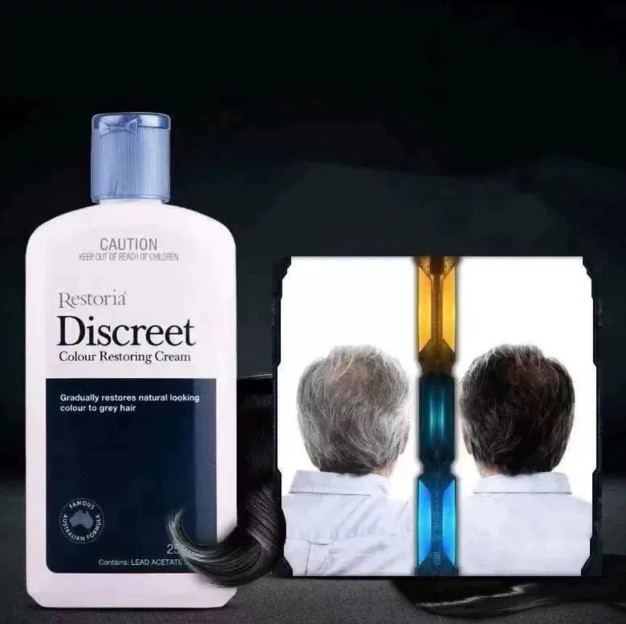 1 X 250ml Restoria Discreet Colour Restoring Cream Hair Treatment EX 2028 DHL