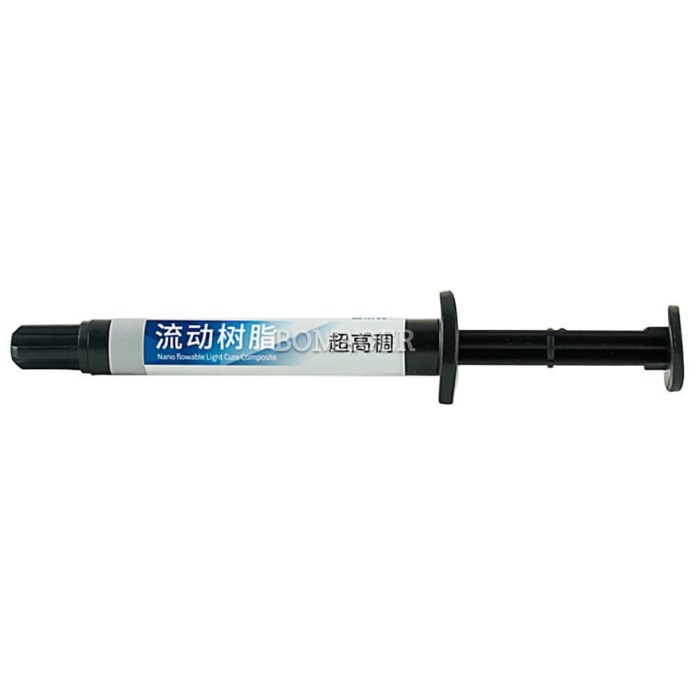 Dental Light curing Composite Resins Super Low Flow 3g/Syringe Flowable A2 Shade