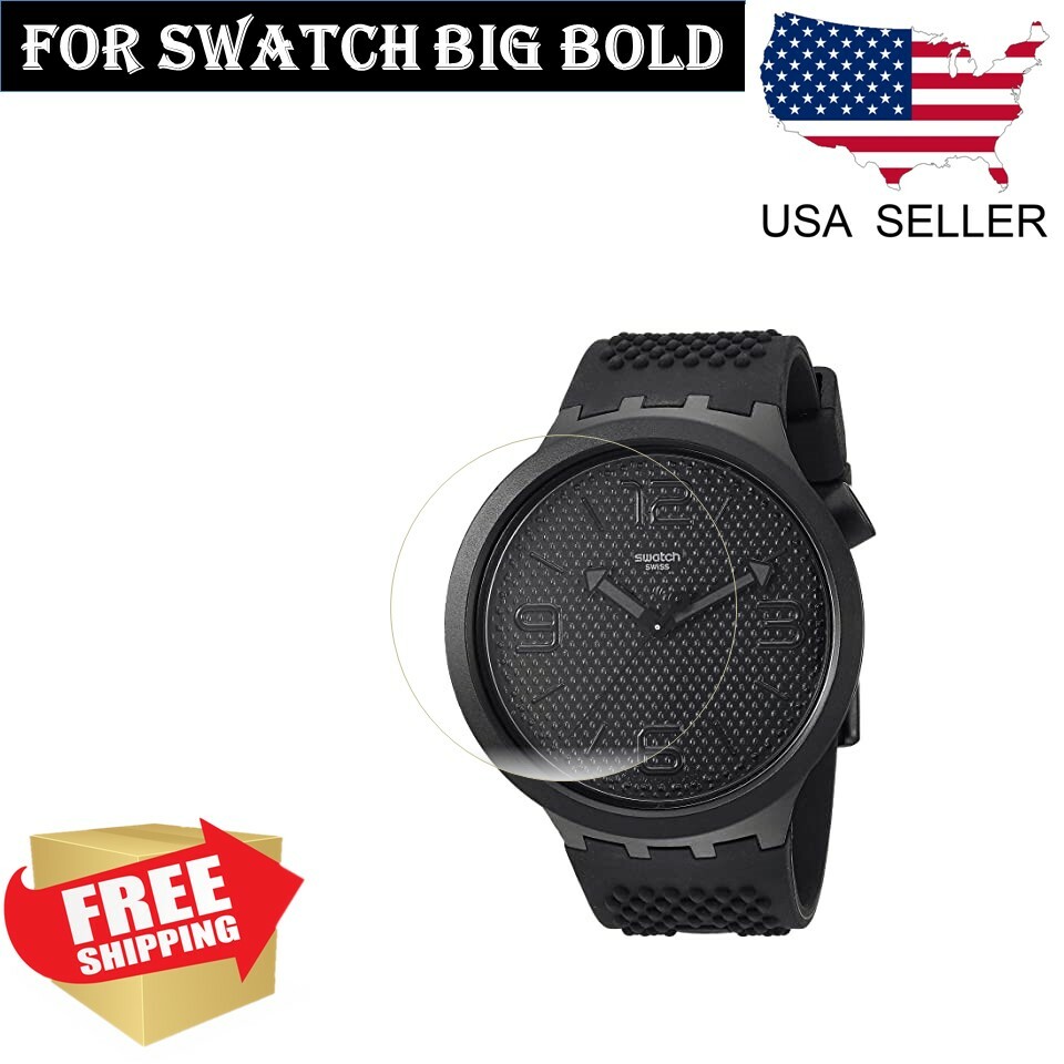 2-Pack Screen Protector TPU Full Coverage Clear Film for Swatch Big Bold watch
