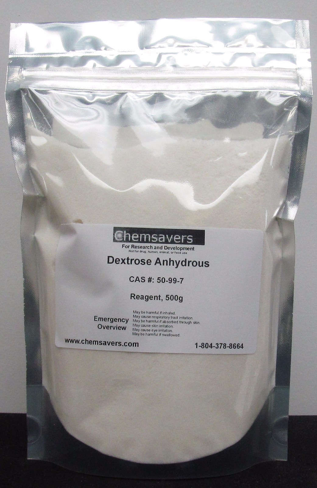 Dextrose Anhydrous, Reagent, 500g