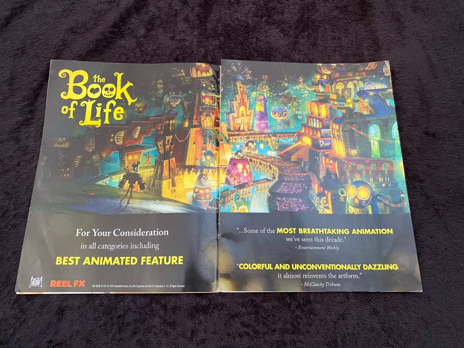 THE BOOK OF LIFE 2014 Oscar ad & PORORO SNOW FAIRY ADVENTURE & THE BOXTROLLS