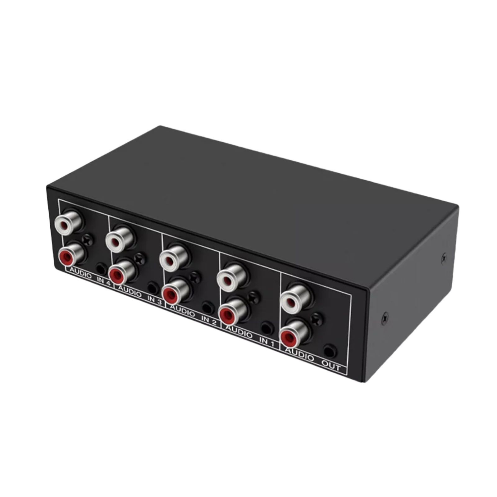 1PCS Stereo Audio Switcher 4 in 1 Out A/B Analog For Multi-source Switching