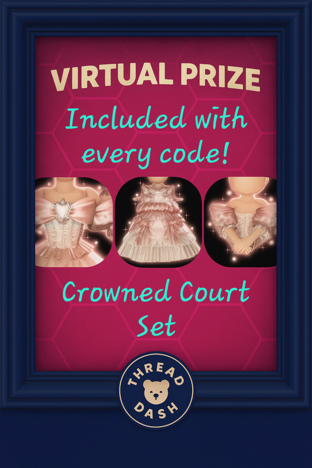 Royale High Castle Enchantraverse Halo Crowned Court Set Code Only Sent In Dm's