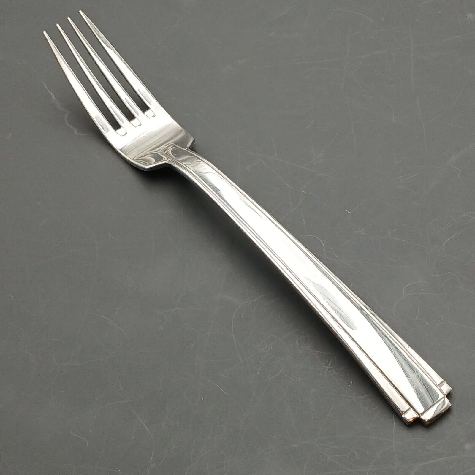 Gorham Silver Column Stainless Steel Dinner Fork