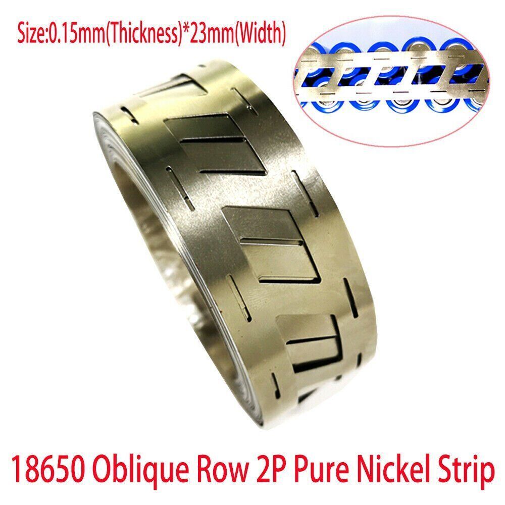 1/10M Nickel Strip 0.15x23mm Oblique Used for Battery Pack Spot Welding NEW