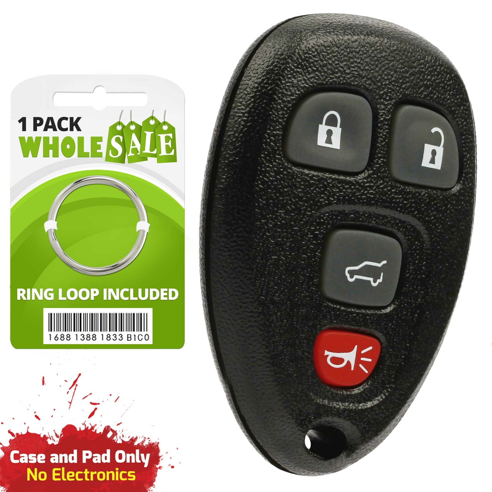 Replacement For 2007 2008 2009 2010 Chevrolet Tahoe Key Fob Control Shell Case