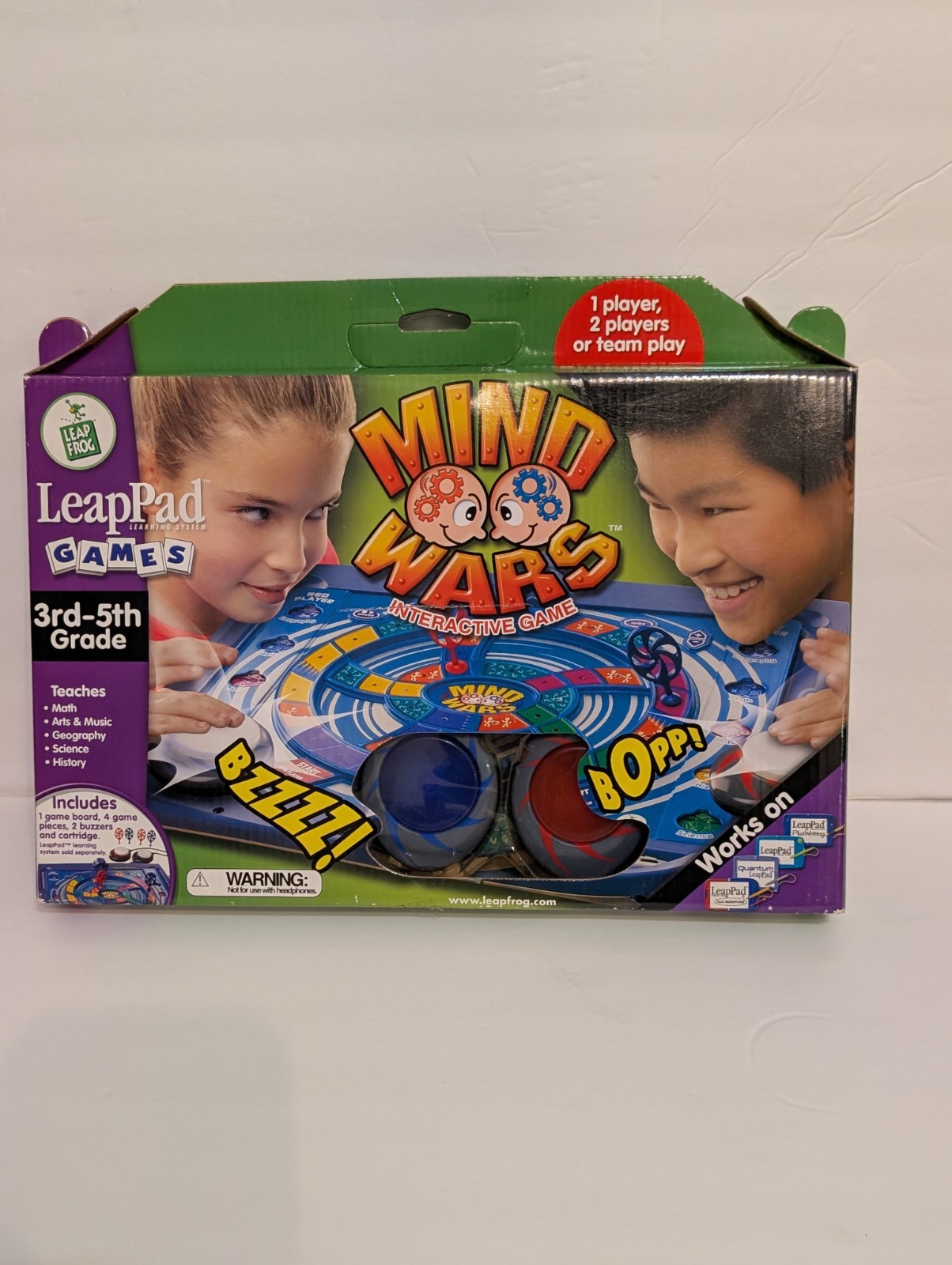 New Leap Frog Leappad Mind Wars Junior Interactive Game 3rd - 5th Grade