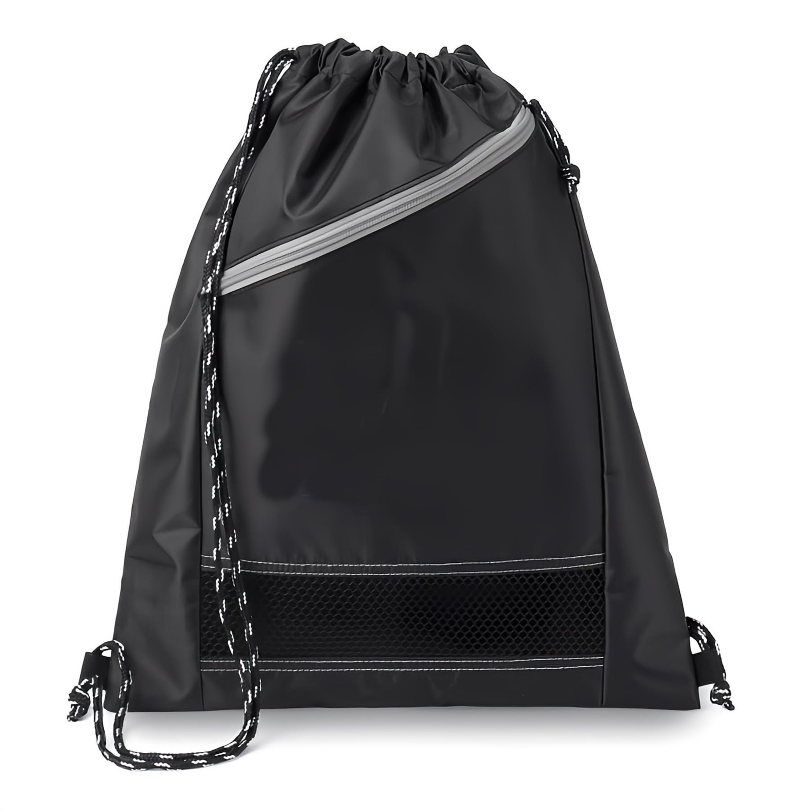 Francois et Mimi Light-weight Large Capacity Drawstring String Large, Black