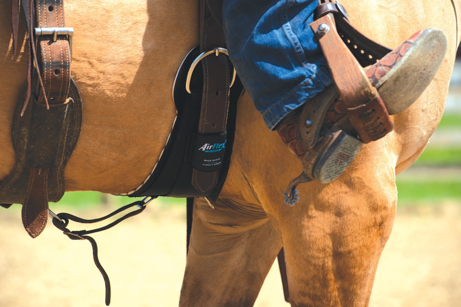 Weaver Leather, AirFlex® Roper Cinch with Flat Buckles
