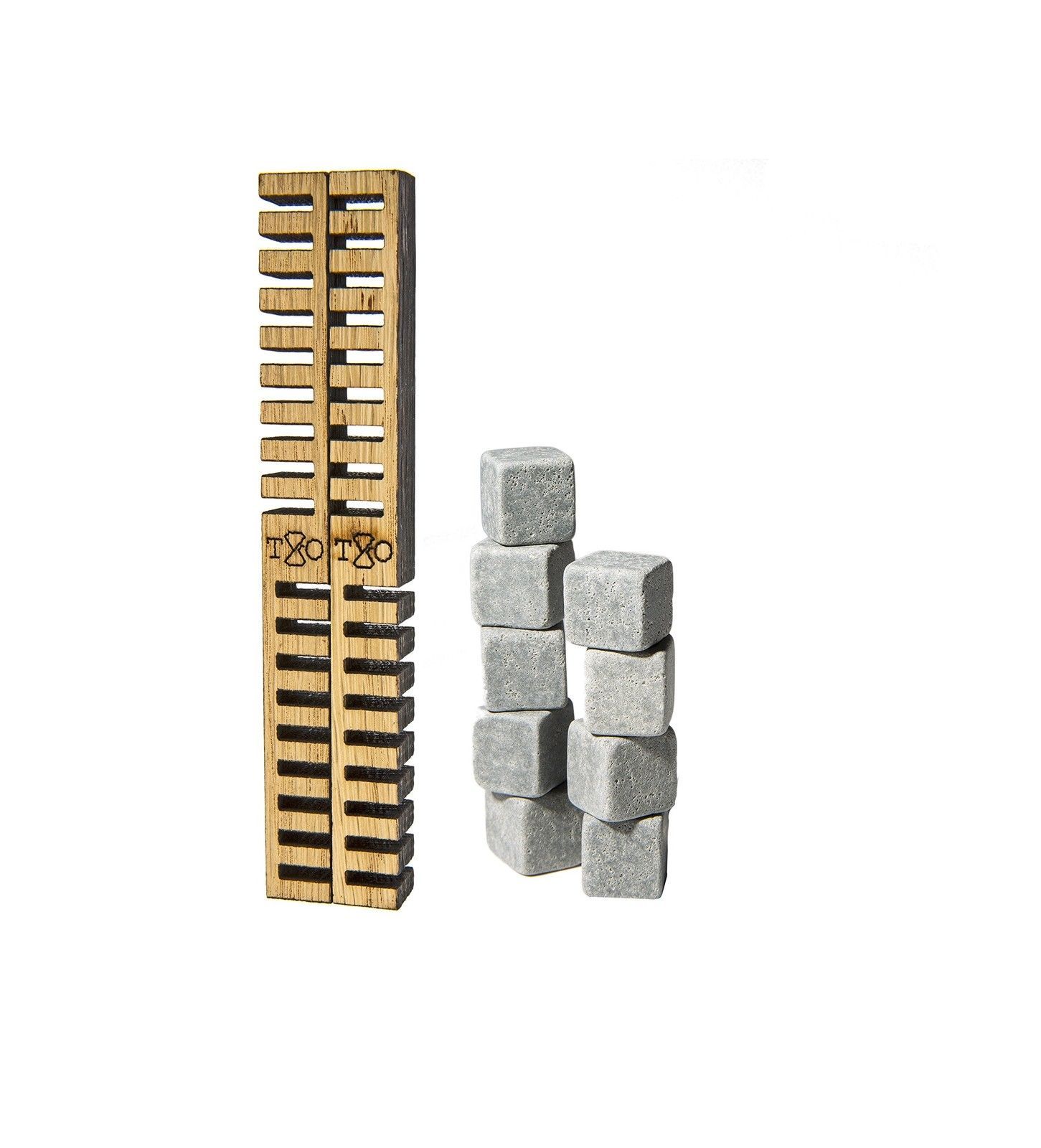 Time & Oak WHISKEY ELEMENTS aging sticks set + Chilling Stones STOCKING STUFFER