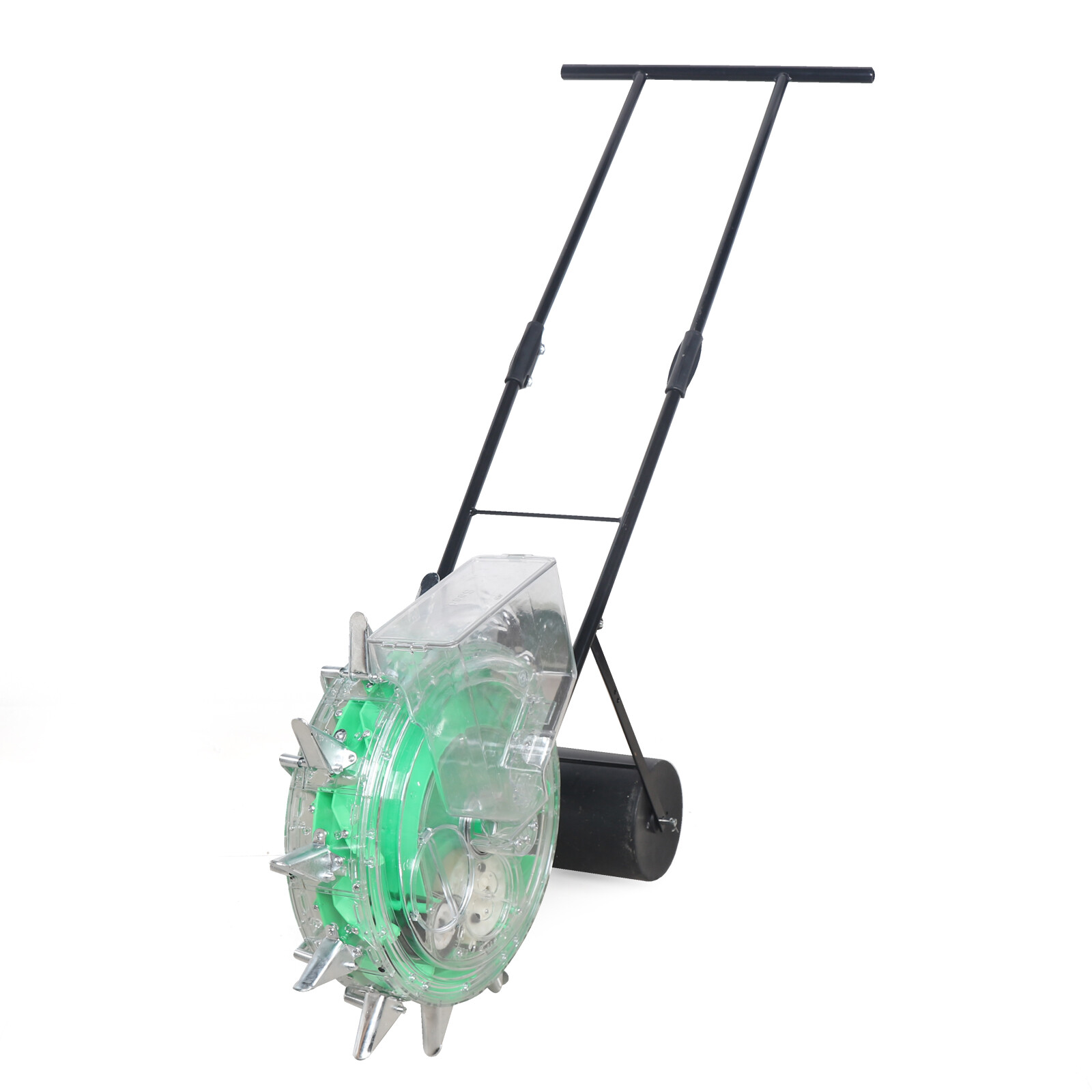 Manual Roller Corn Pea Peanut Seeder Seed Fertilizer Vegetable Garden Planter