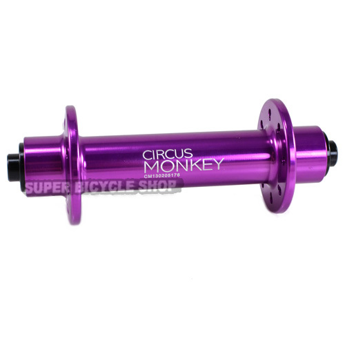 Circus Monkey HRW Road Front Hub,24 Hole, Purple