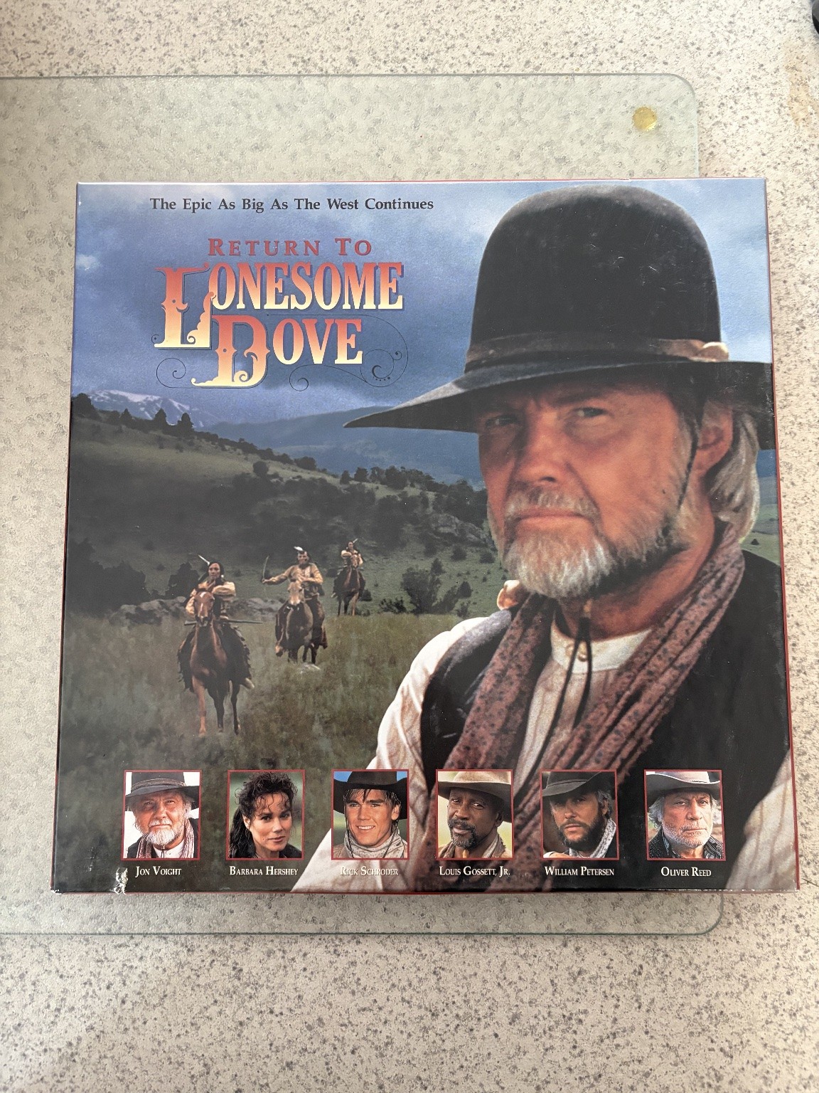 Return to Lonesome Dove LaserDisc 1993 Western Drama Extended Play RHI
