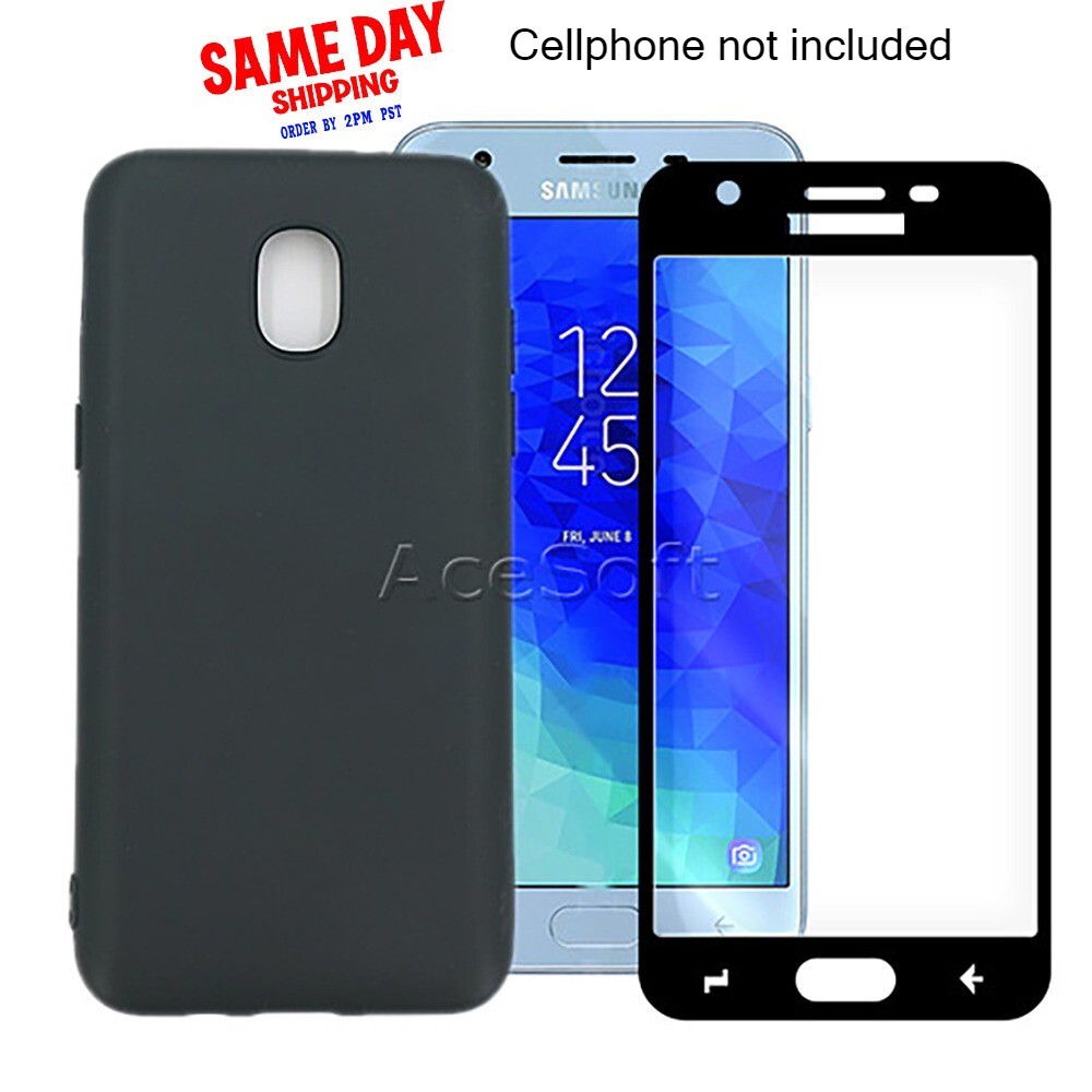 Anti-Scratch Screen Protector TPU Case for Samsung Galaxy Amp Prime 3 SM-J337A