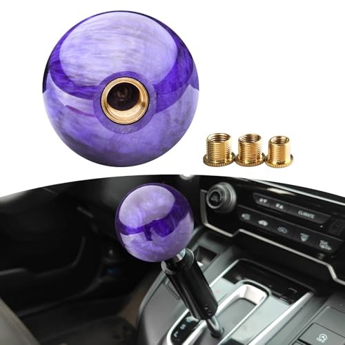 Automotive Modification Personalized Gearshift Head, Nebula Round 1 PC Purple