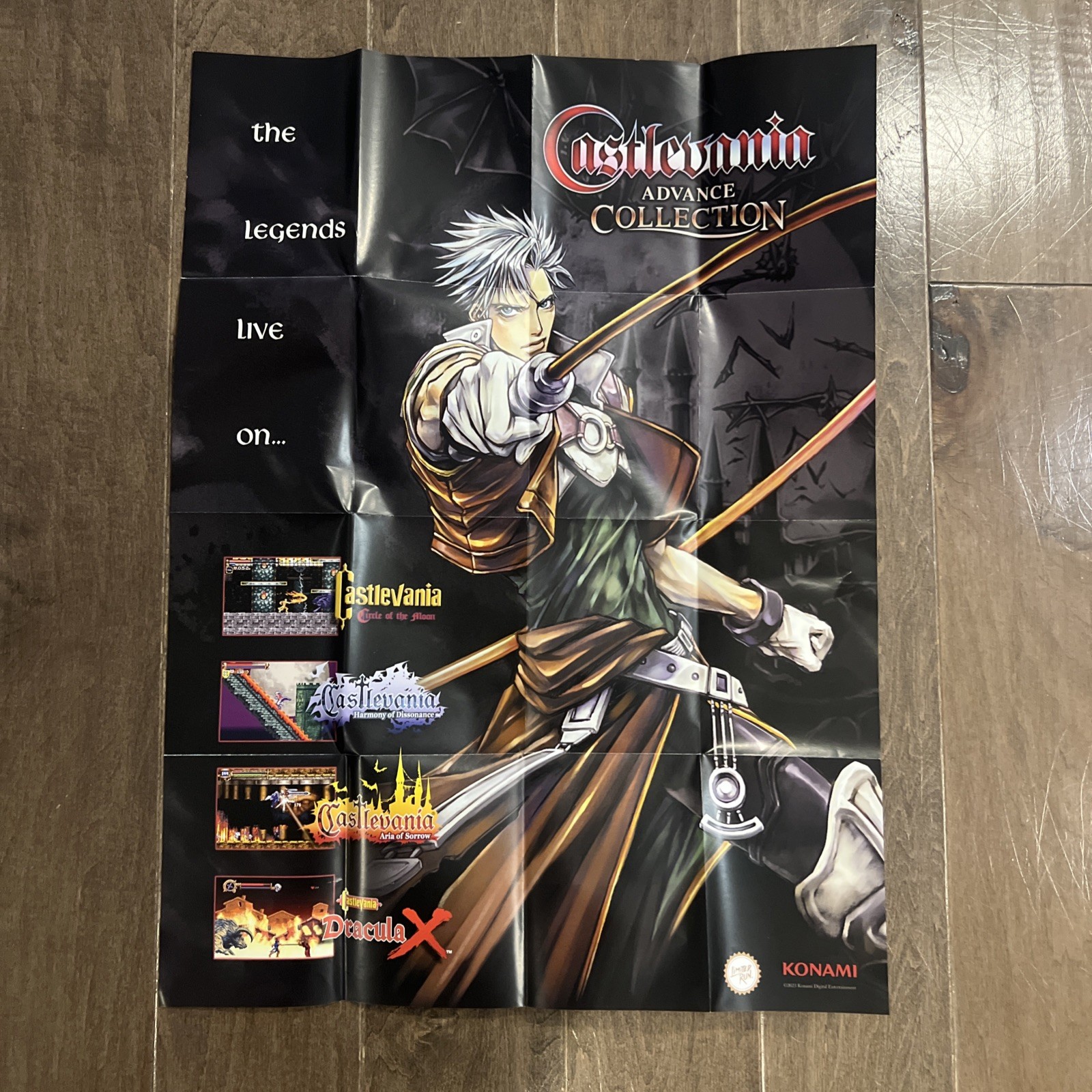 Limited Run Games Castlevania Anniversary Collection Poster 2-Sided