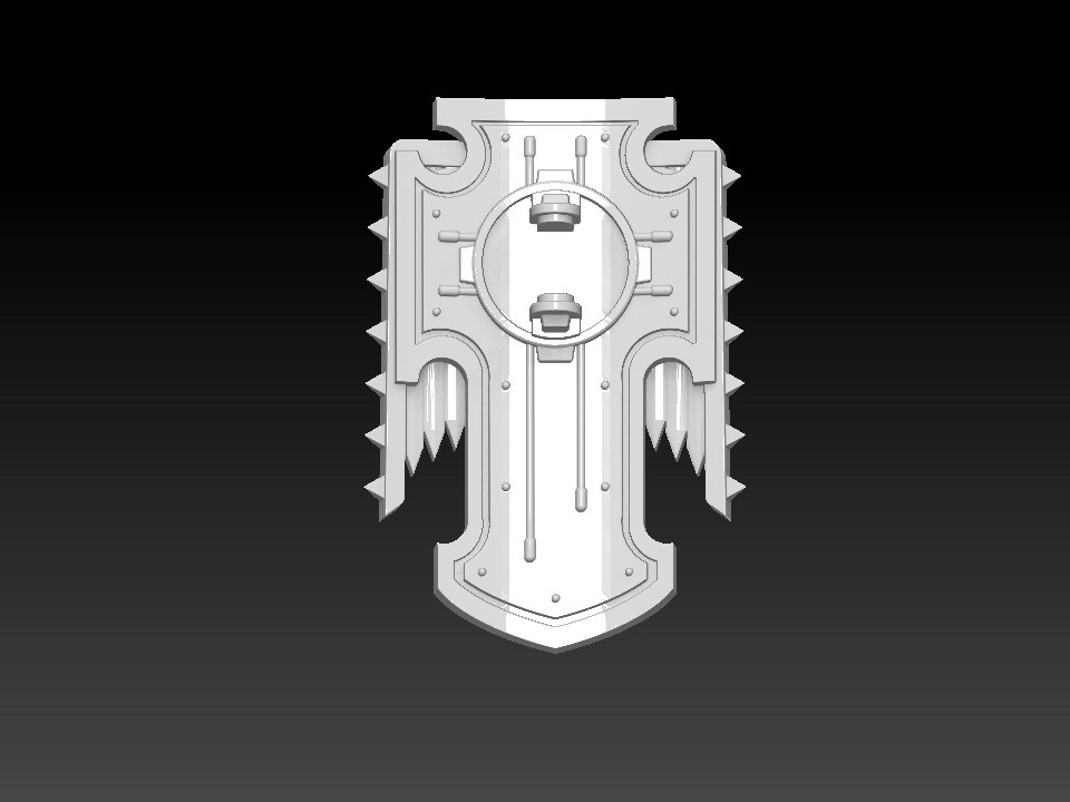 Exterminator Mortis Shield Cross - compatible with 40k terminator Storm