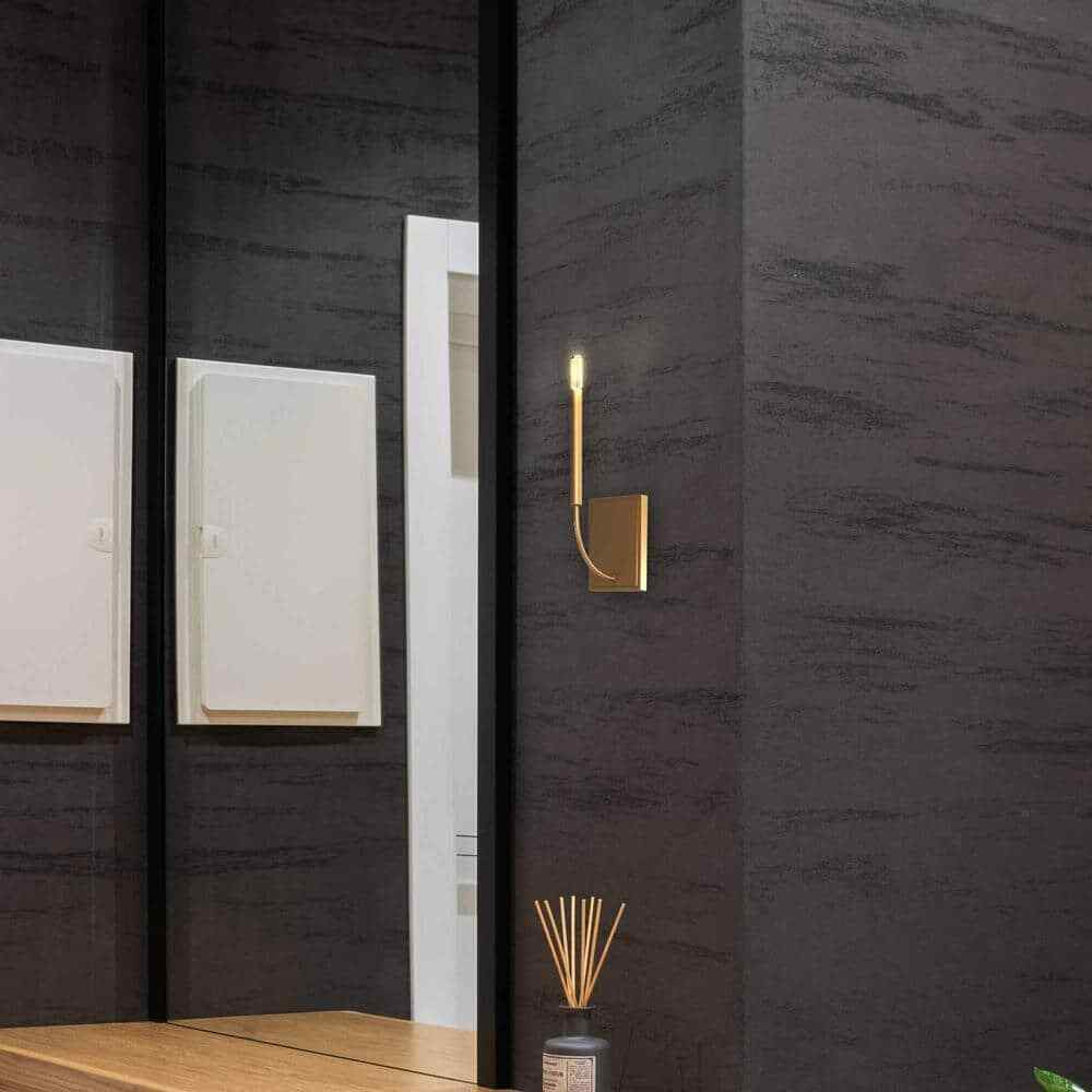 Volume Lighting Bract 1-Light Heirloom Gold Indoor Wall Sconce