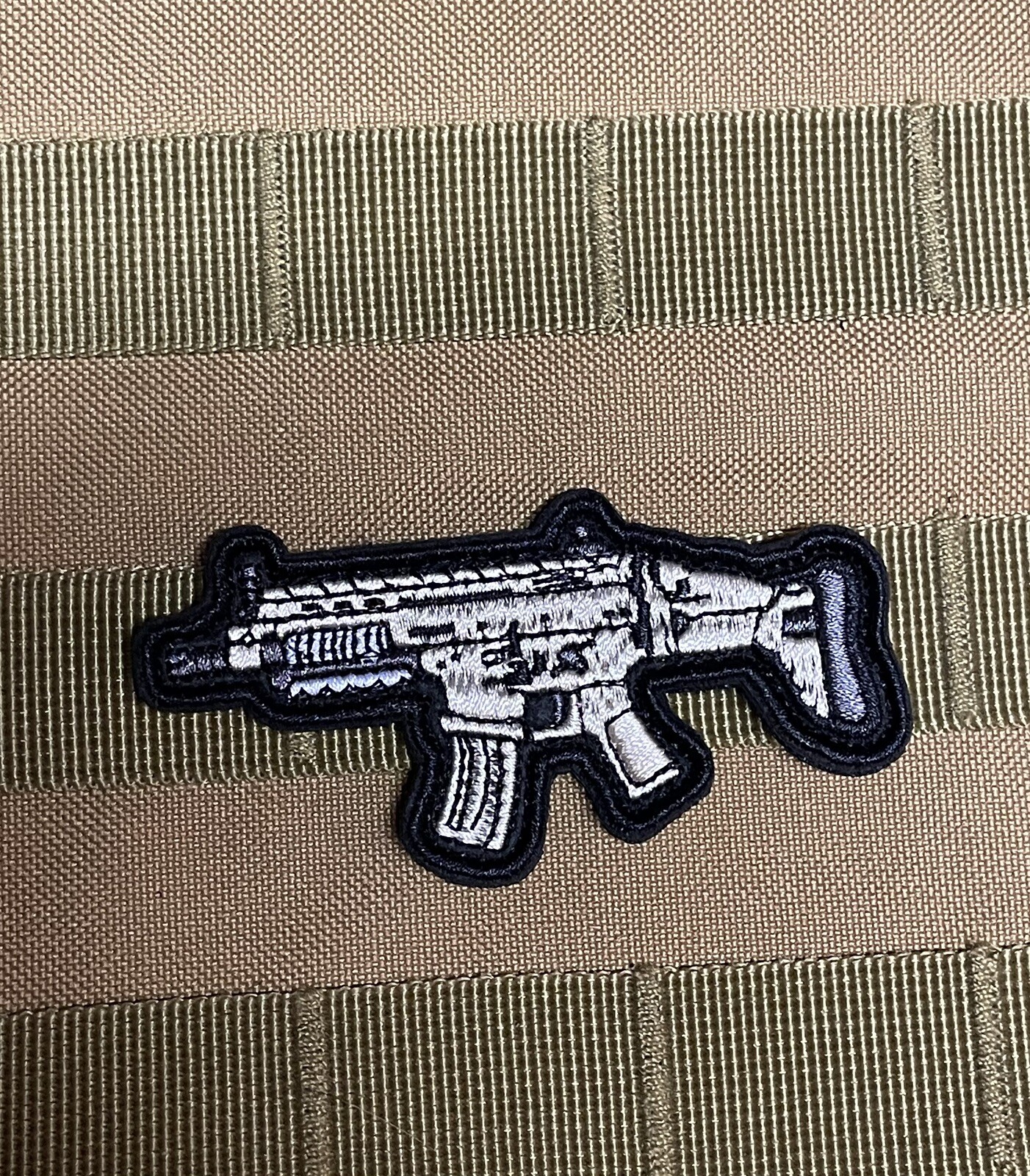 FN SCAR 308 762 Operator Rifle Gun Army Weapon Tactical Morale Patch Hook Loop