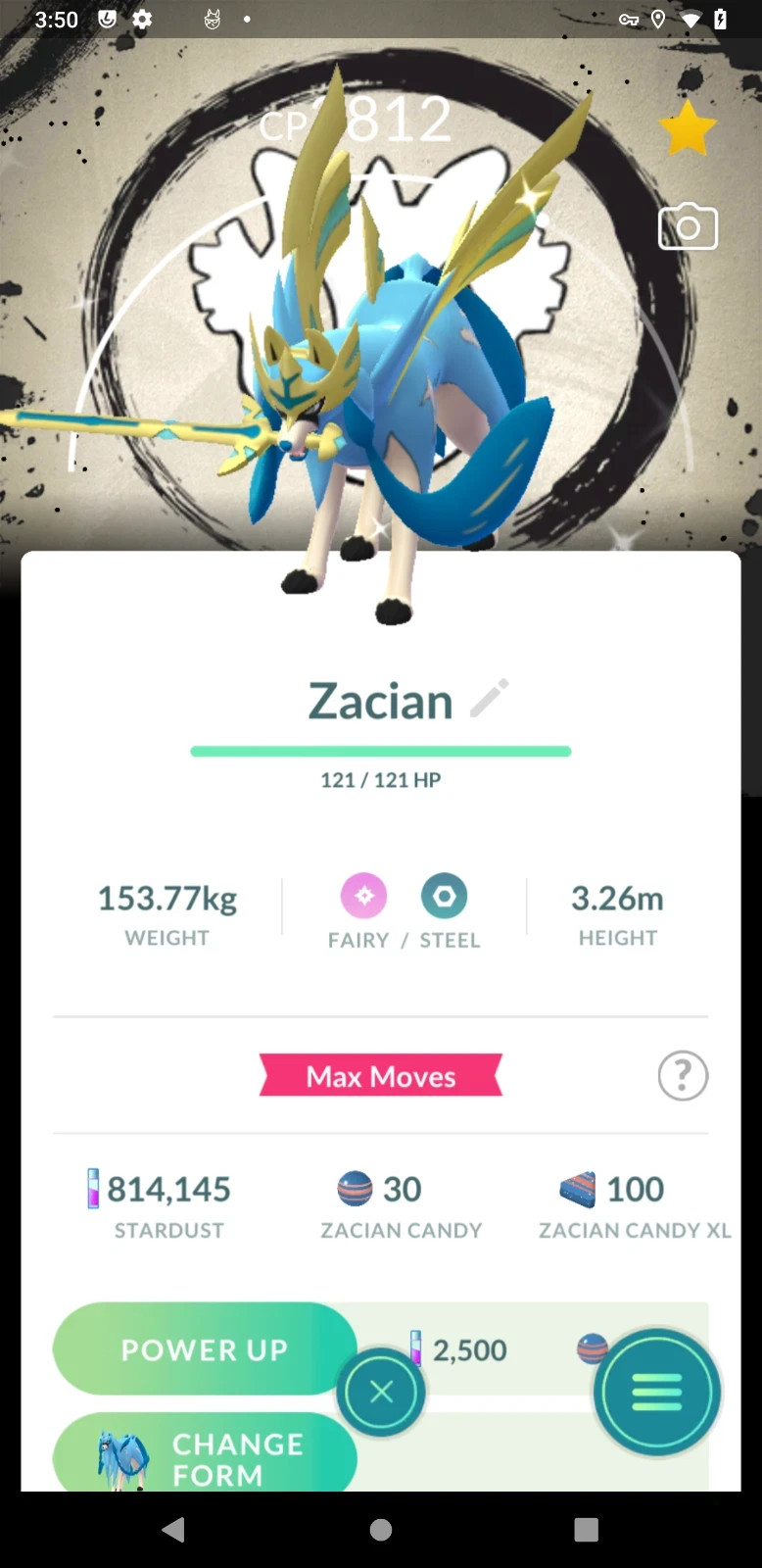Pokemon Shiny Zacian (Crowned Sword) BG Go Fest 2026 - Tr.a.d.e 20k or P.T.C