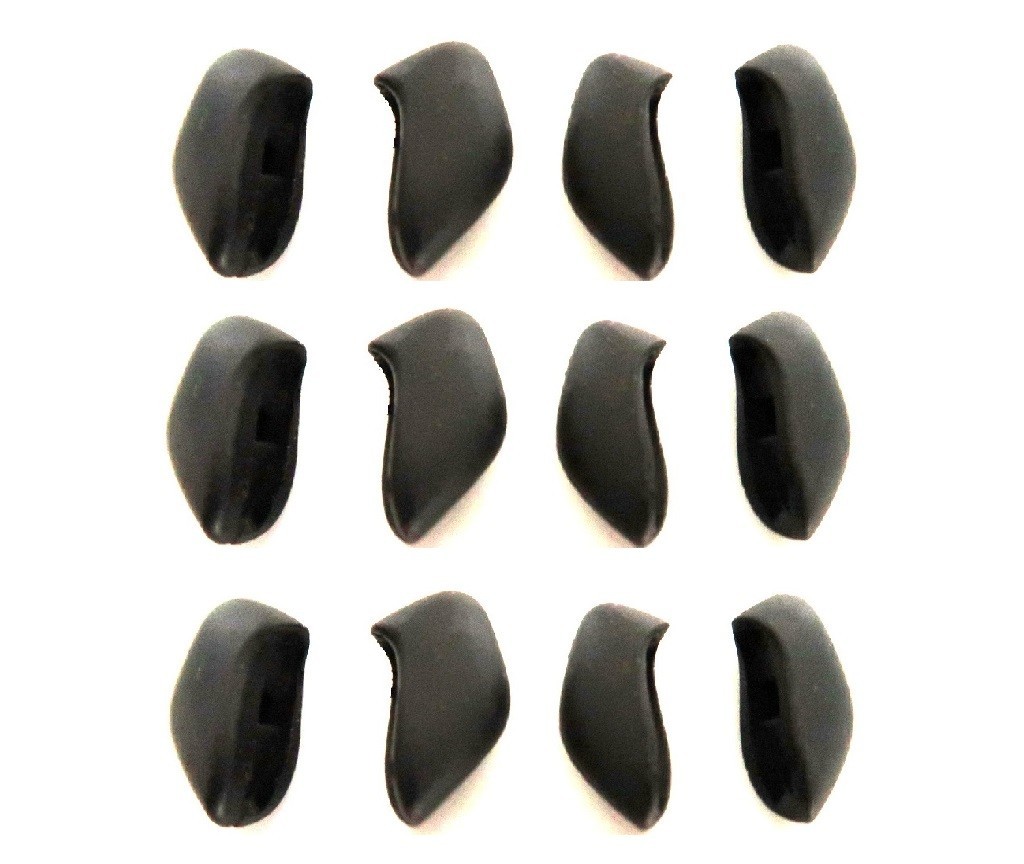 12 Pcs 6 Sets Nose Pad Nose Piece For-Oakley Flak Draft Sunglasses Black