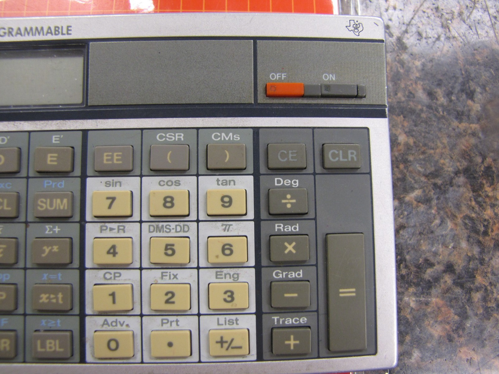 Texas Instruments TI-66 Programmable Electronic Calculator w/ Manual- Works