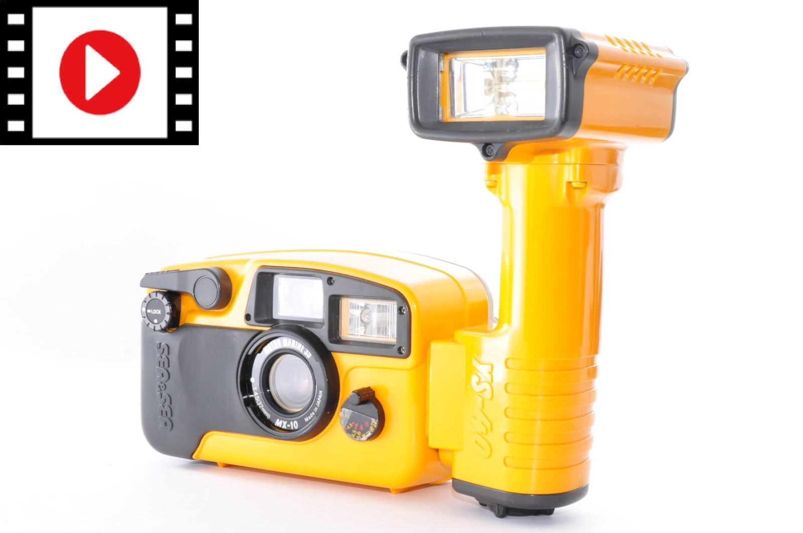 SEA&SEA Motormarine 35 MX-10 35mm Film Camera YS-40A Strobe  Working from Japan