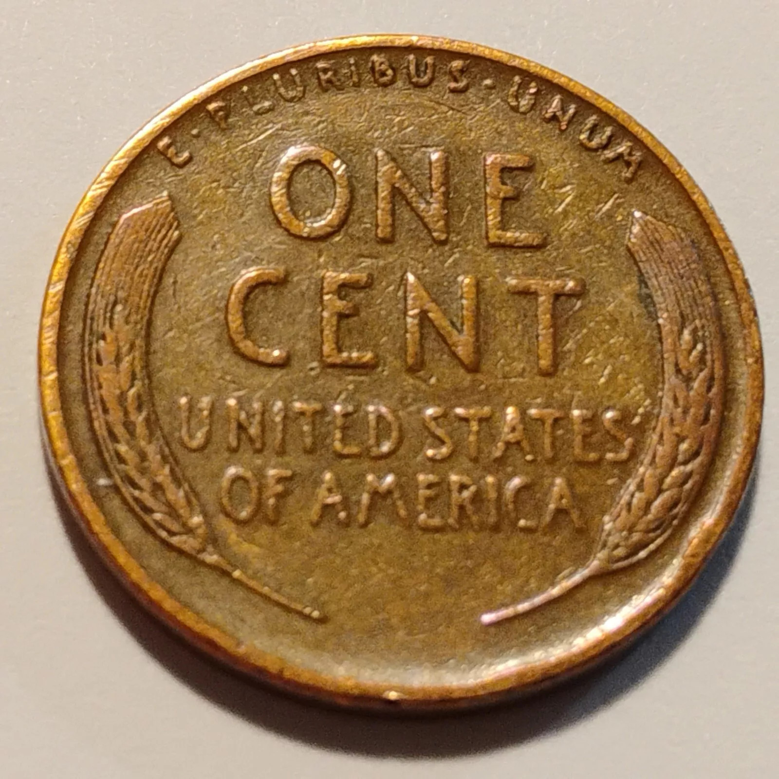 1945 P - BN - COPPER - 1 - 3.08 GRAMS