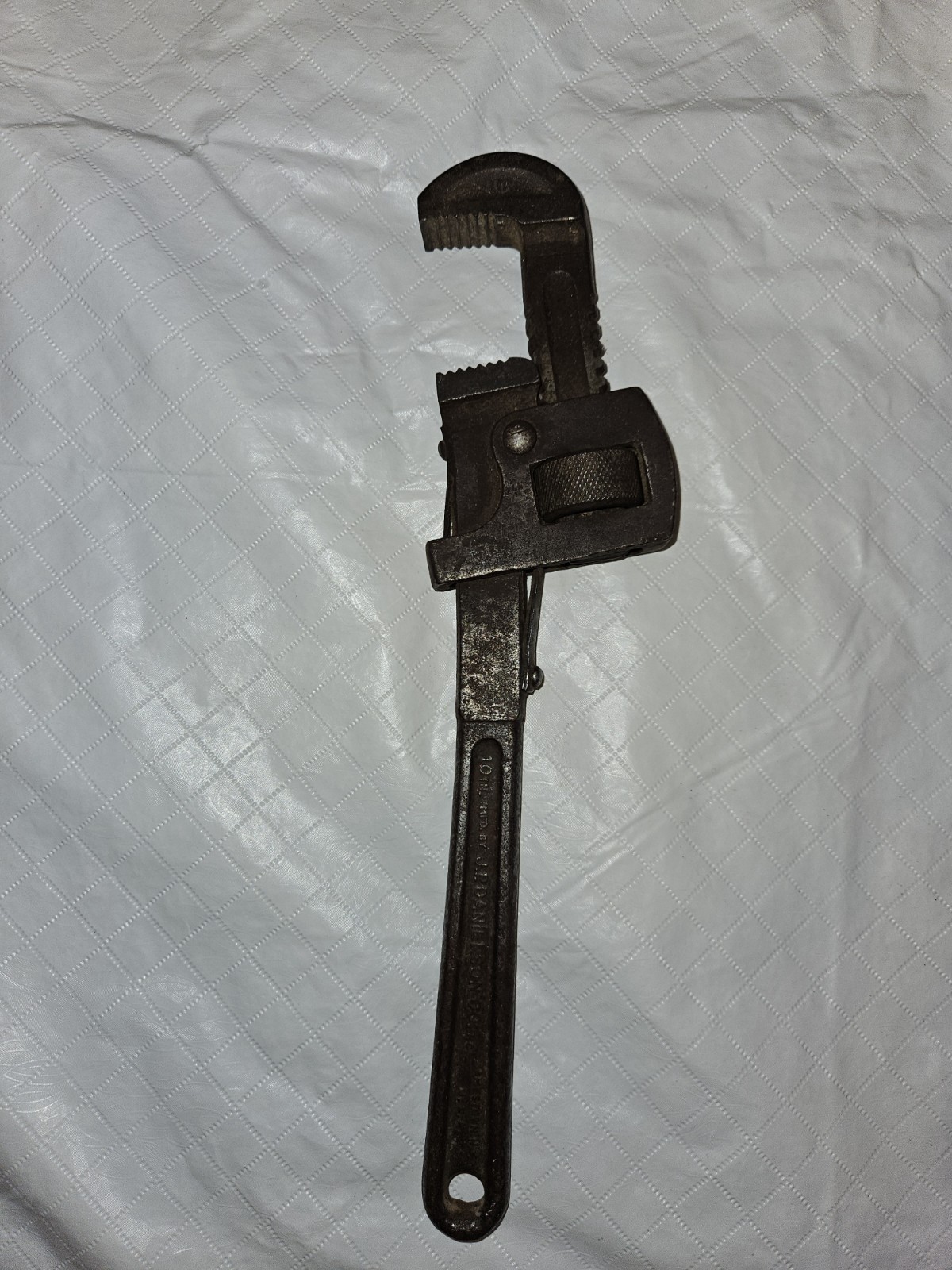 Antique J.P. Danielson Co. Son Stillson, Pipe wrench 10 inch.