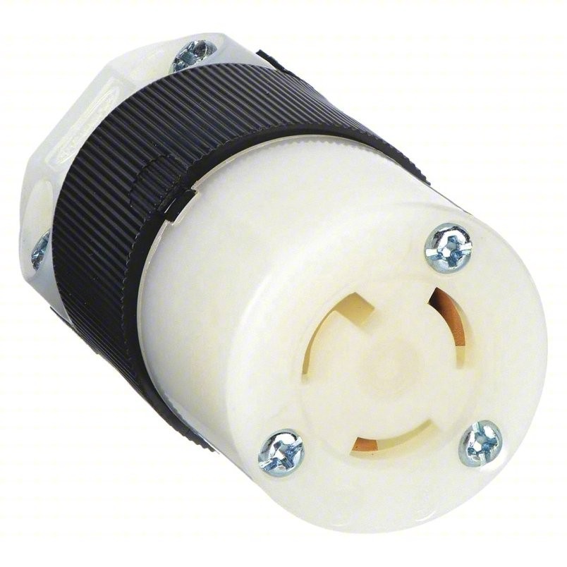 HBL4779C *Hubbell* Hubbell HBL4779C Locking Connector, 15 amp, 277V, L7-15R