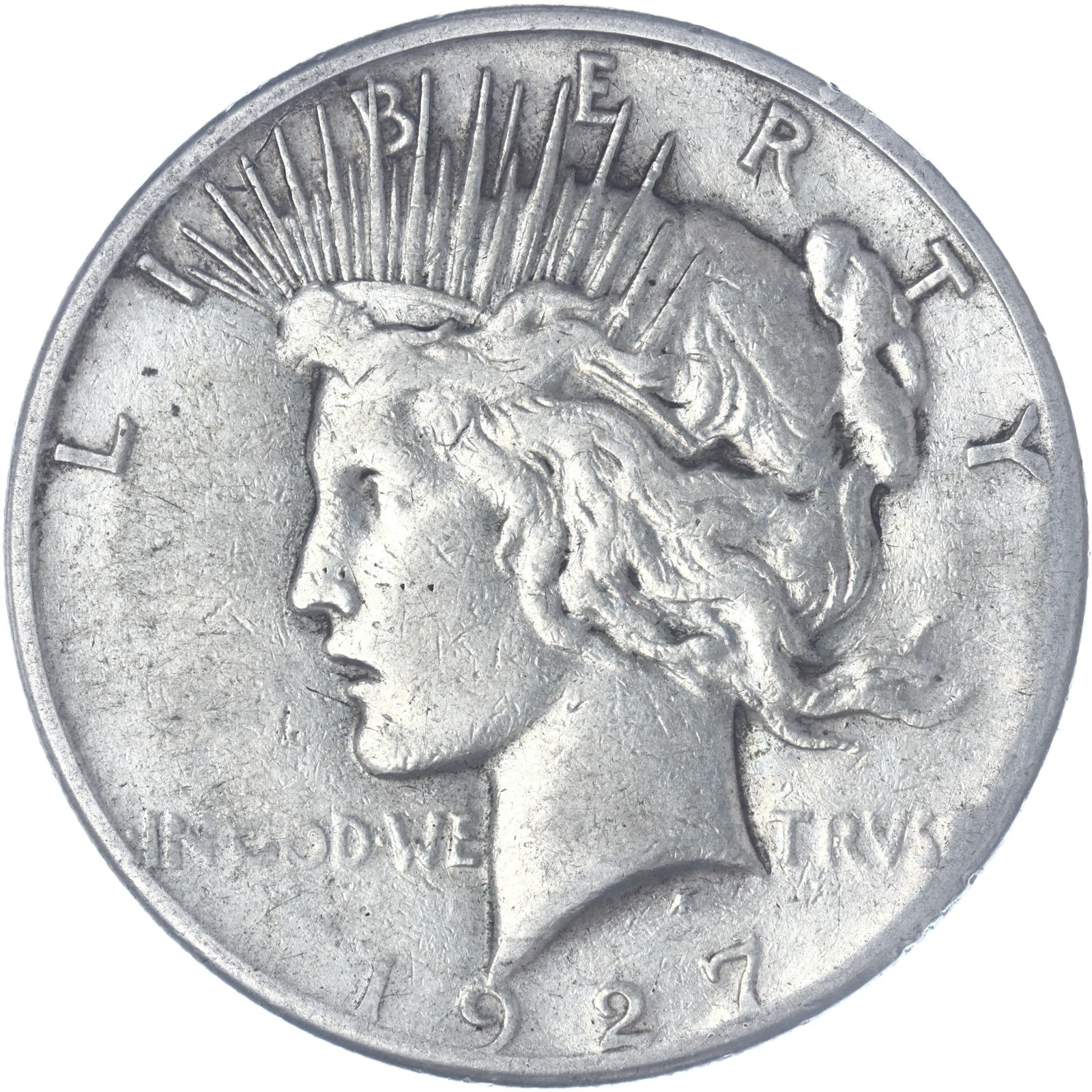 1927 S Peace Dollar Fine See Pics K096
