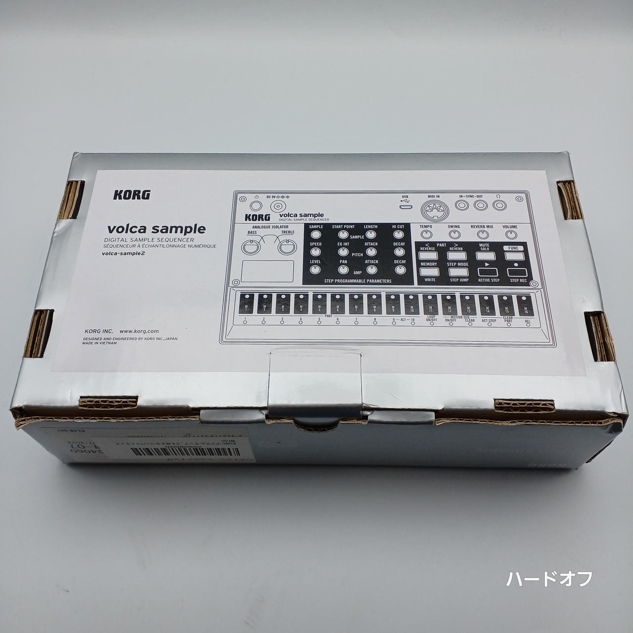 KORG volca sample Compact Digital Sample Sequencer Analogue Isolator With Box