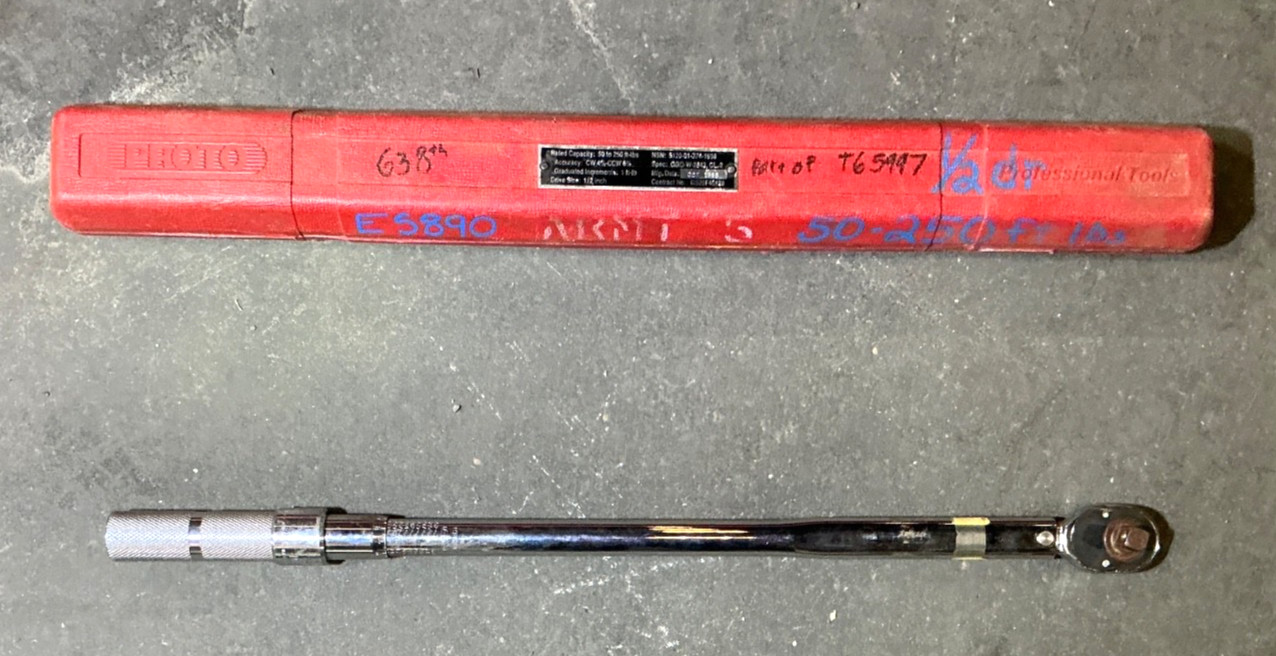 6014 1/2” Micrometer PROTO Torque Wrench, NSN 5120-01-374-1938 PN AS28431