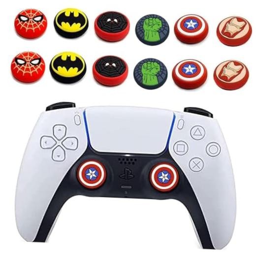 12Pcs Analog Thumb Grip Stick Cover, Wireless Controllers Game Remote Joystick