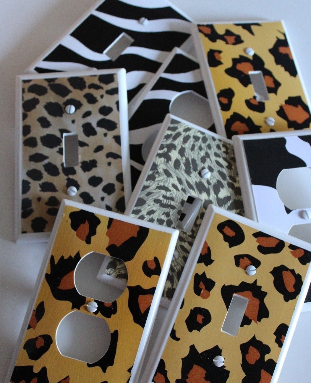 ANIMAL PRINT Switchplate Cover - Light Switch Electrical Outlet Receptacle