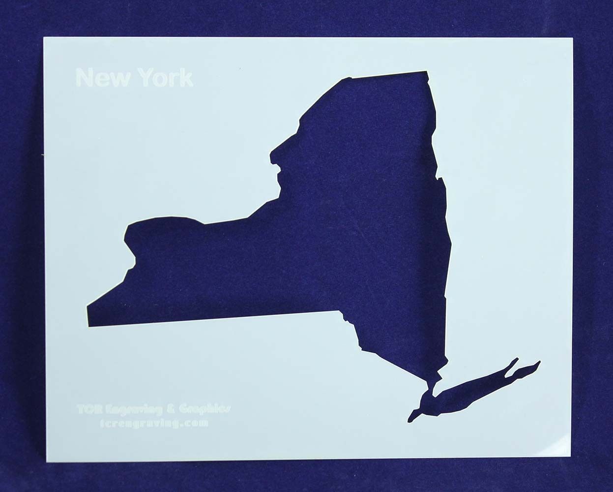 State of New York Stencil -14 mil Mylar Painting/Crafts