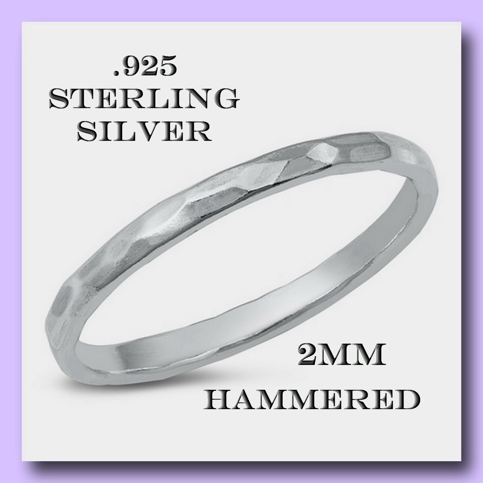925 Sterling Silver | 2mm | Faceted | Toe Ring
