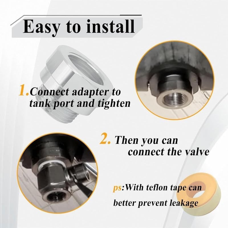 EZ (A-211) Silver 27Mm-2.0 Thread Size Oil Drain Valve Adapter