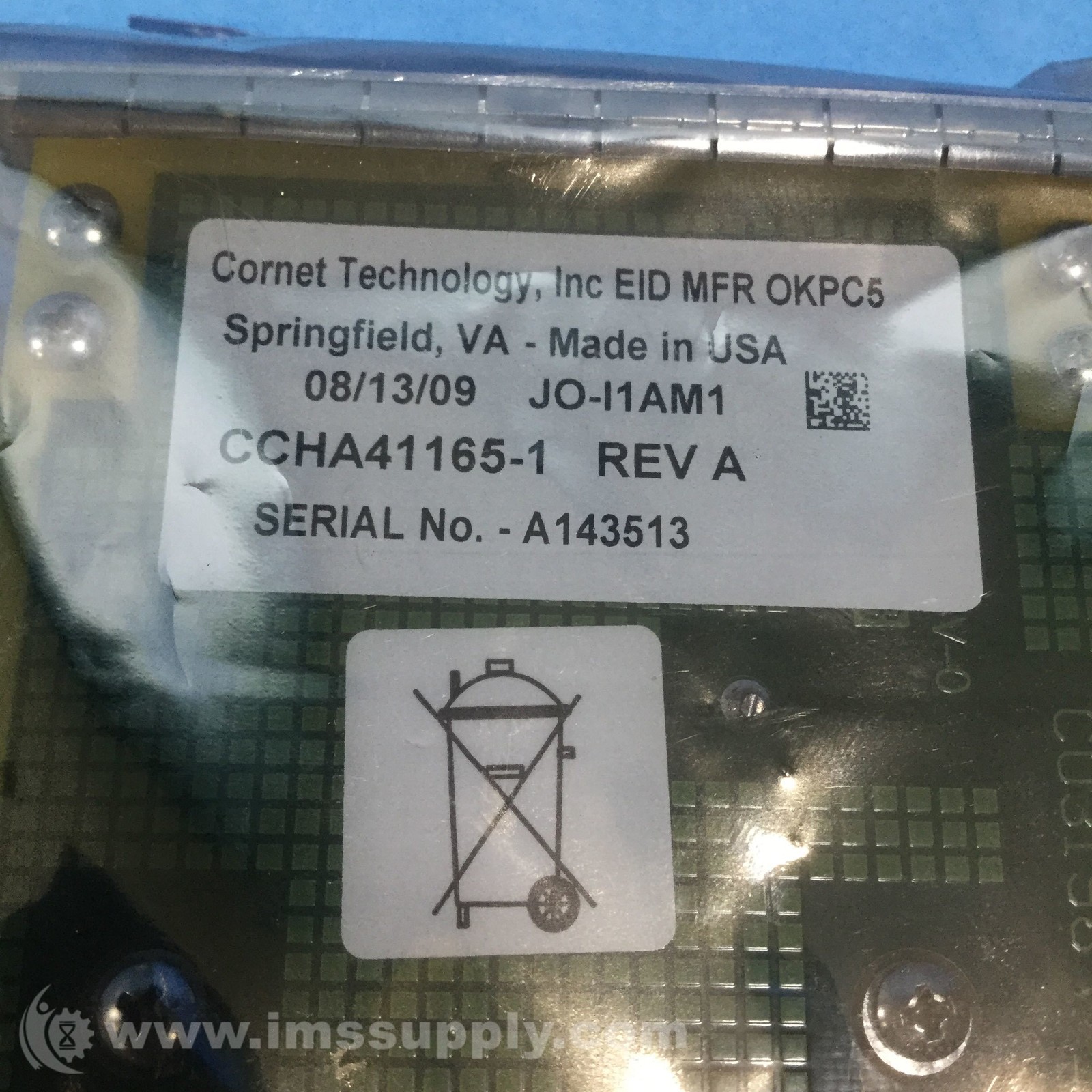 Cornet Technology CCHA41165-1 DSP Power Supply FNIP